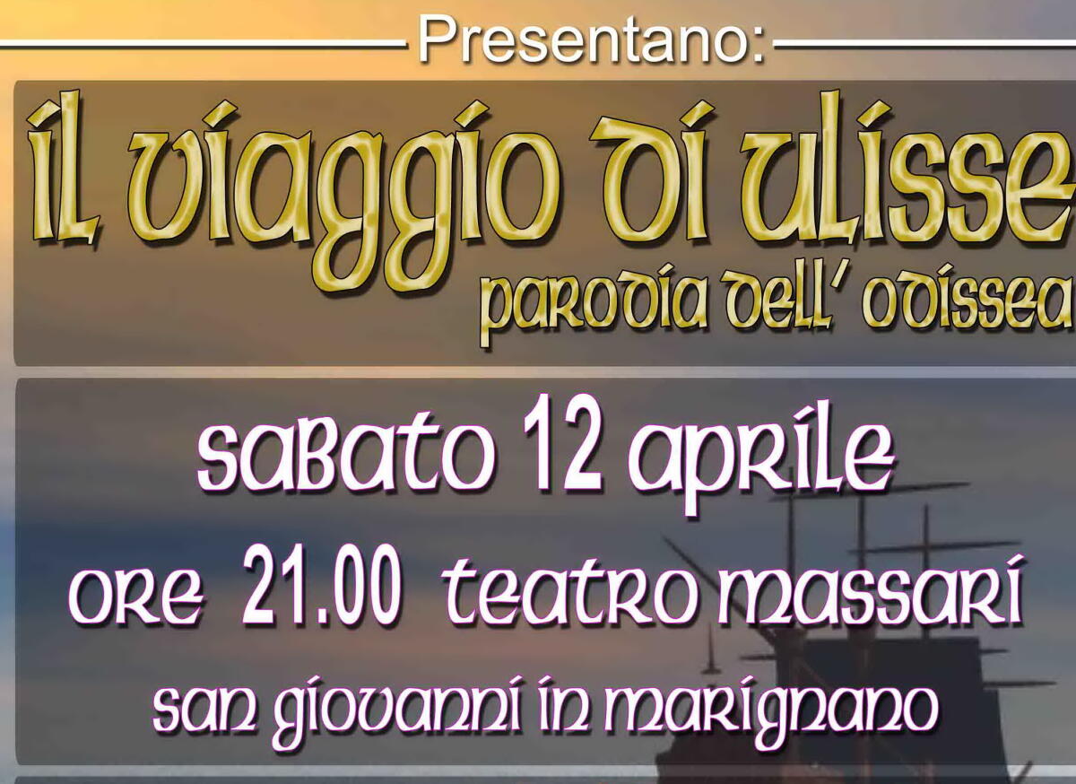 Il viaggio di Ulisse, parodia dell'Oddissea al Massari -