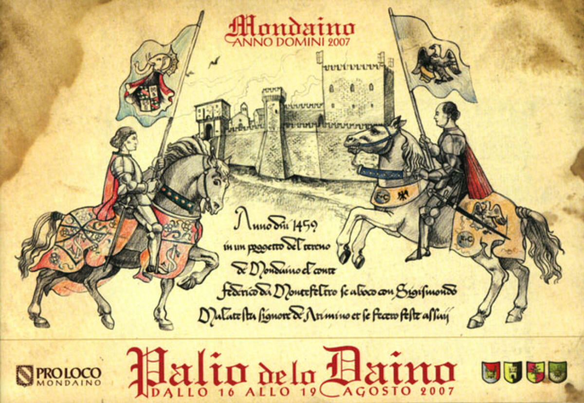 Dal 14 al 17 agosto torna il Palio dello Daino -