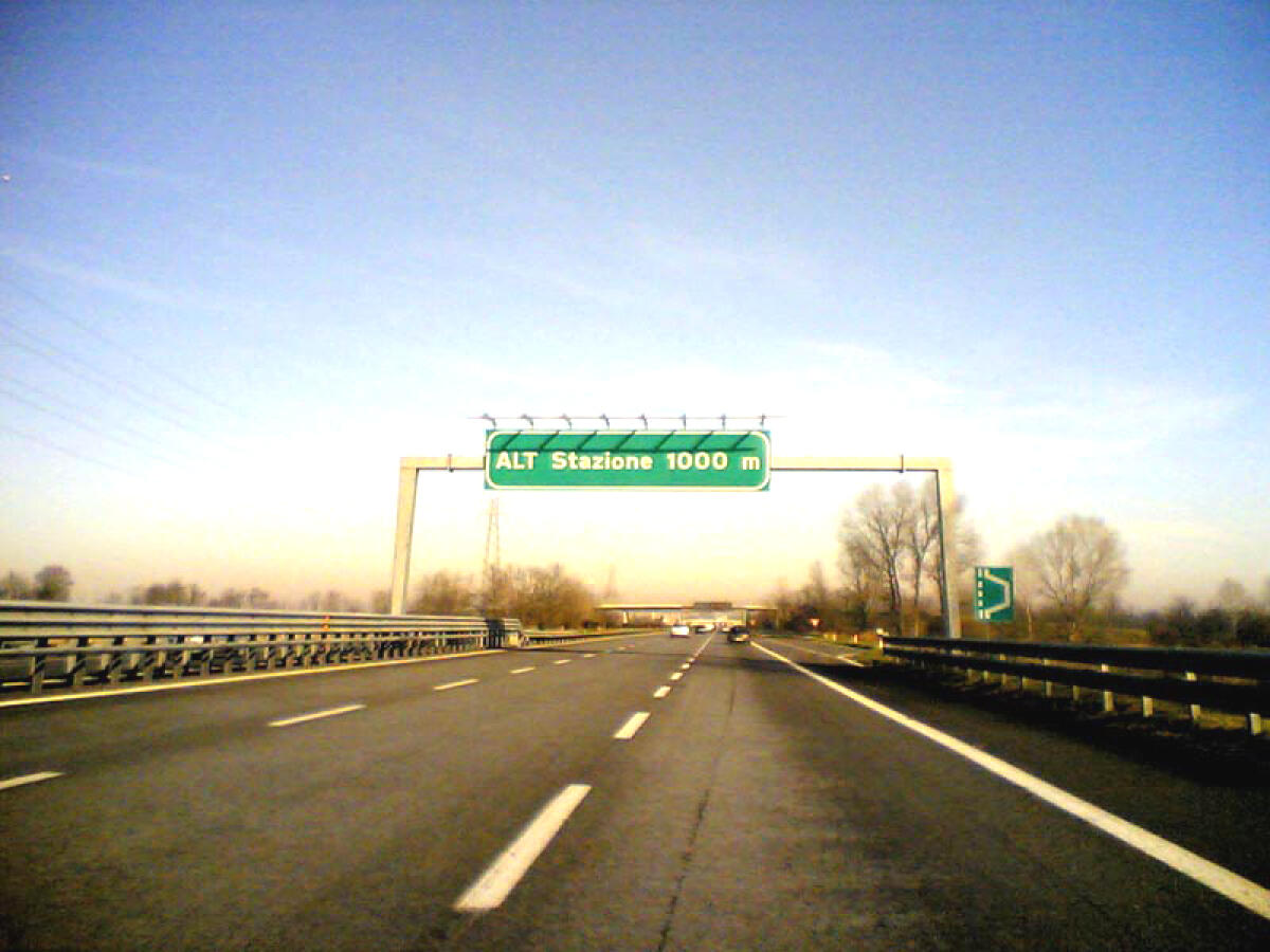 A14: Chiuso lo svincolo per Ravenna -