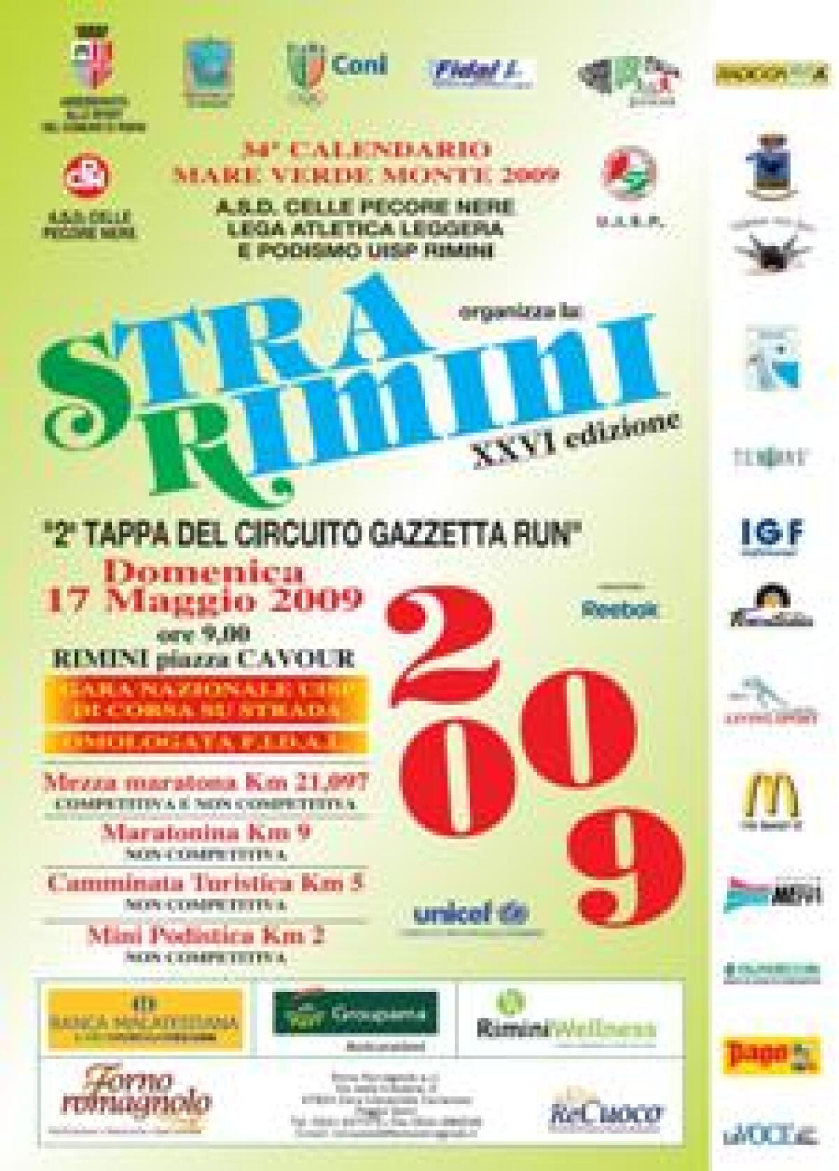 Una domenica di 'corsa' la Strarimini -