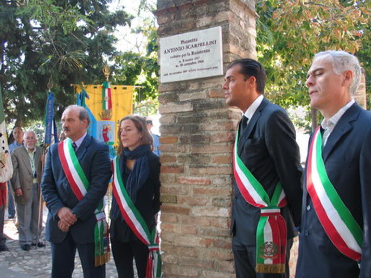Celebrato 65&#176; anniversario della Liberazione di Santarcangelo - 