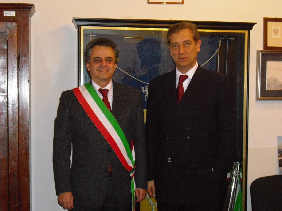 Il segretario di Stato Marcucci in visita a Novafeltria -
