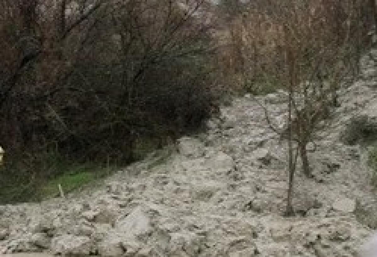 Frana su una abitazione a Mercato saraceno -