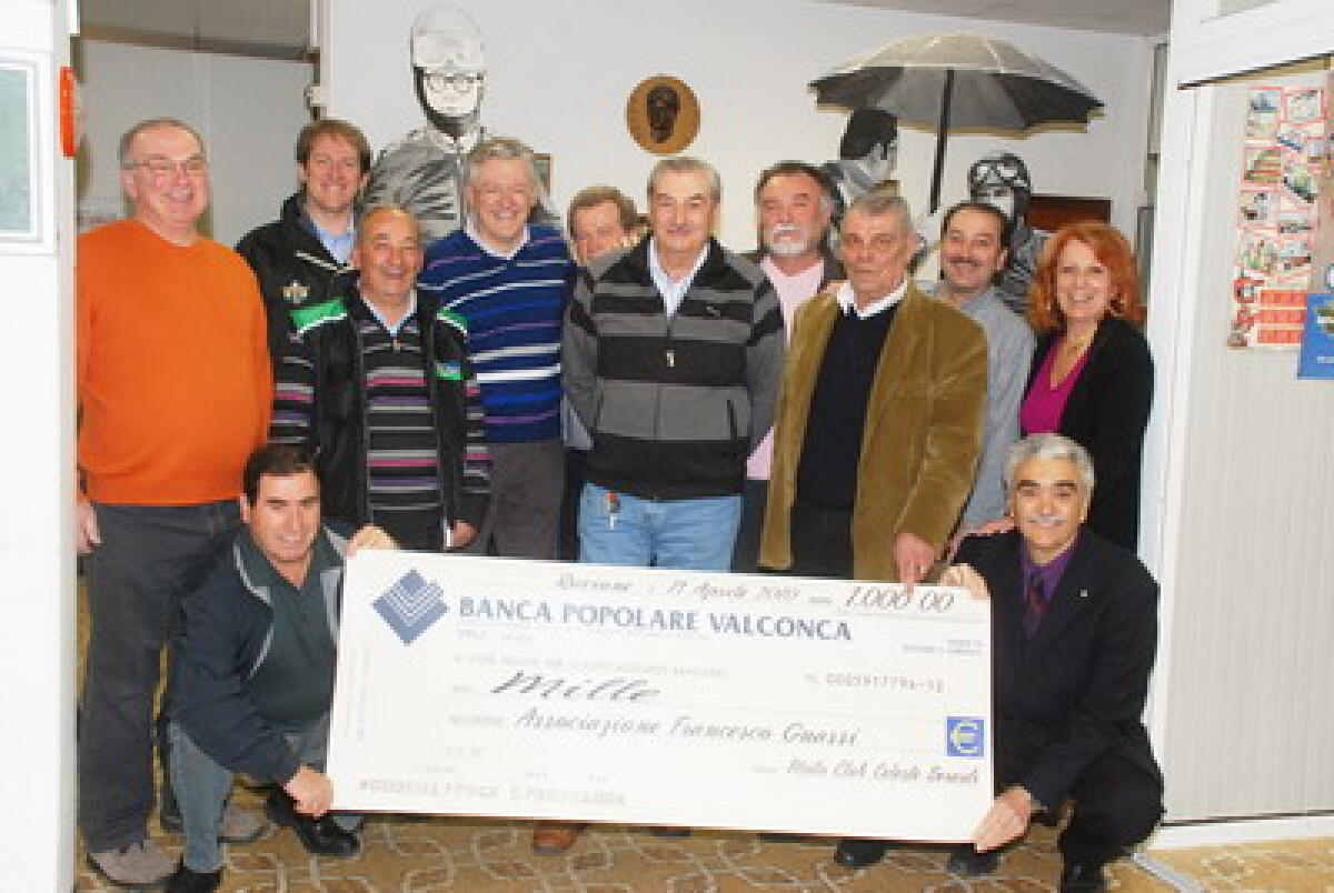Moto Club Berardi dona fondi per TAC -