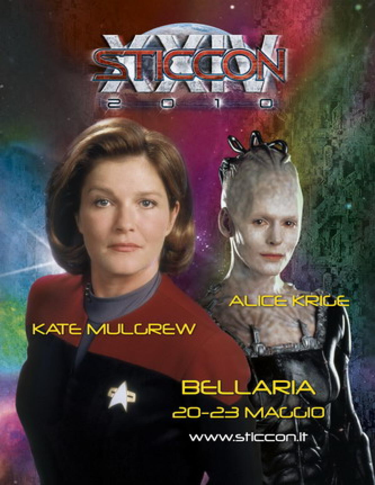 Kate Mulgrew e Alice Krige ospiti alla Sticcon - 