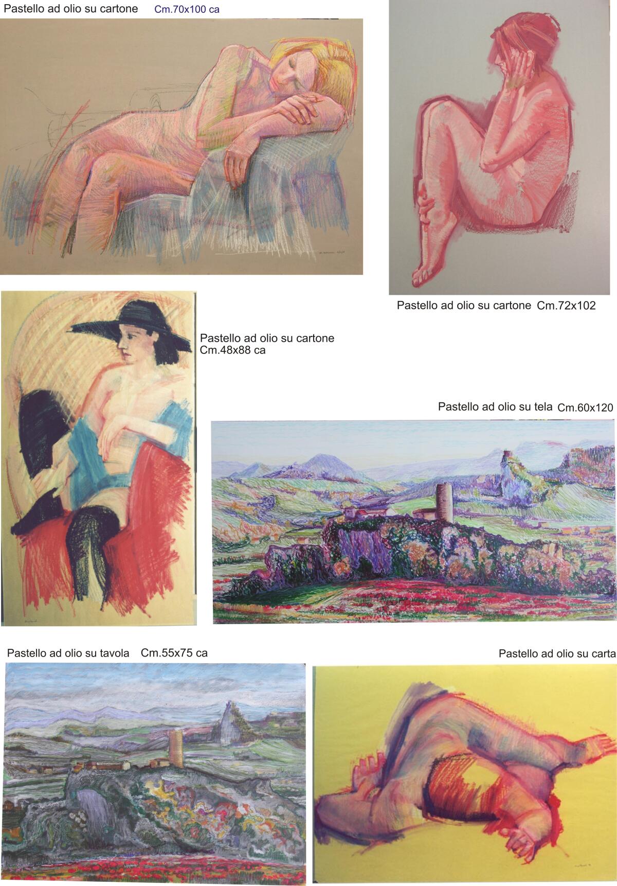 Rubate sei opere pittoriche di Enzo Berardi -