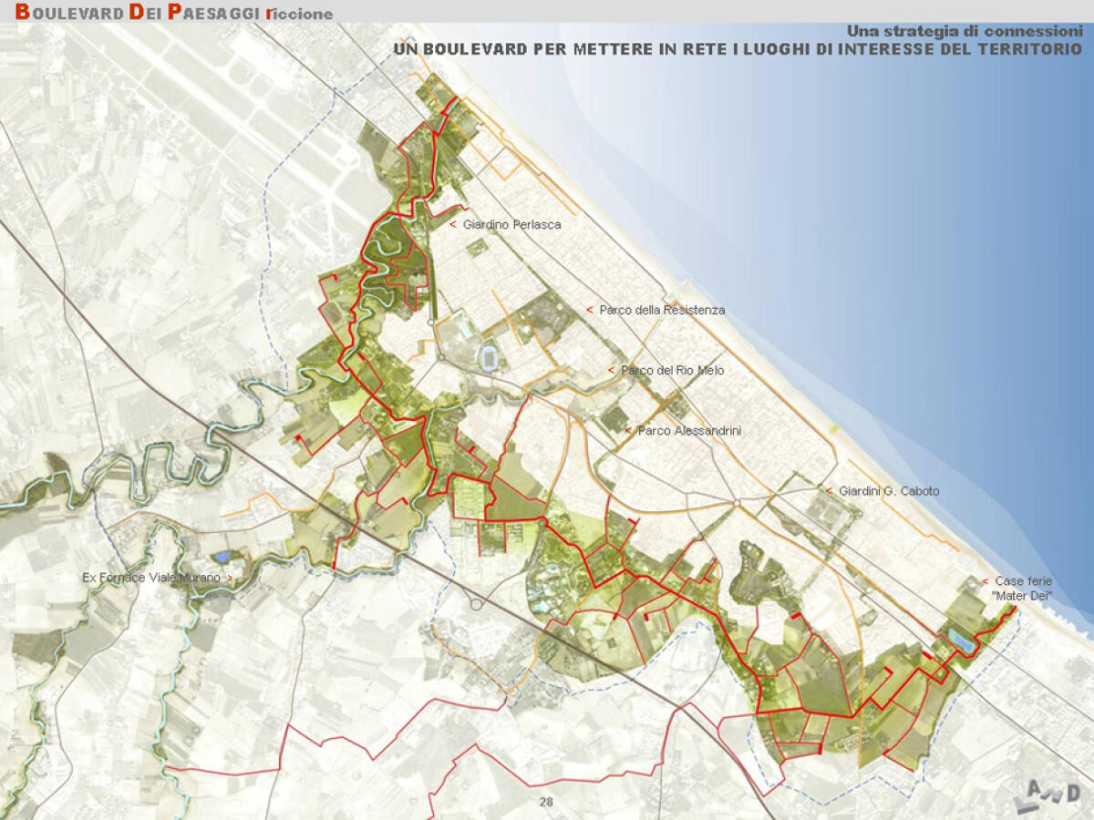 'Boulevard dei paesaggi' a Riccione - 