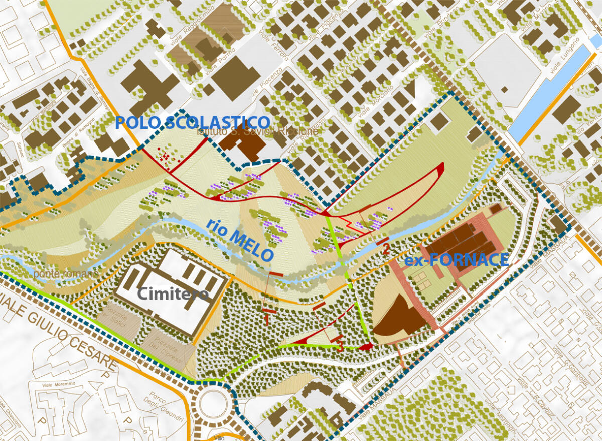 Disegnata per intero la "collana verde" pensata dall'architetto e urbanista Andreas Kipar - 