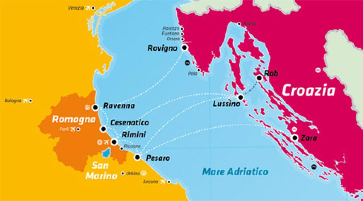 Costa romagnola e Croazia unite da un catamarano -