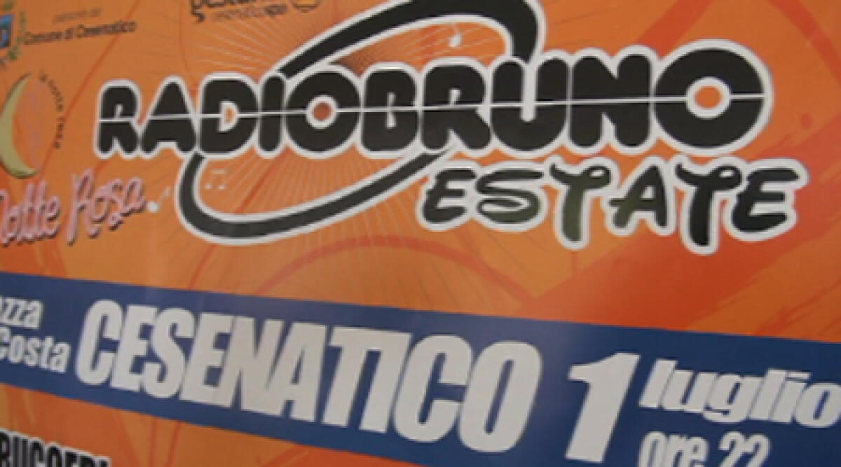 A Cesenatico con la Notte Rosa torna Radio Bruno Estate. -