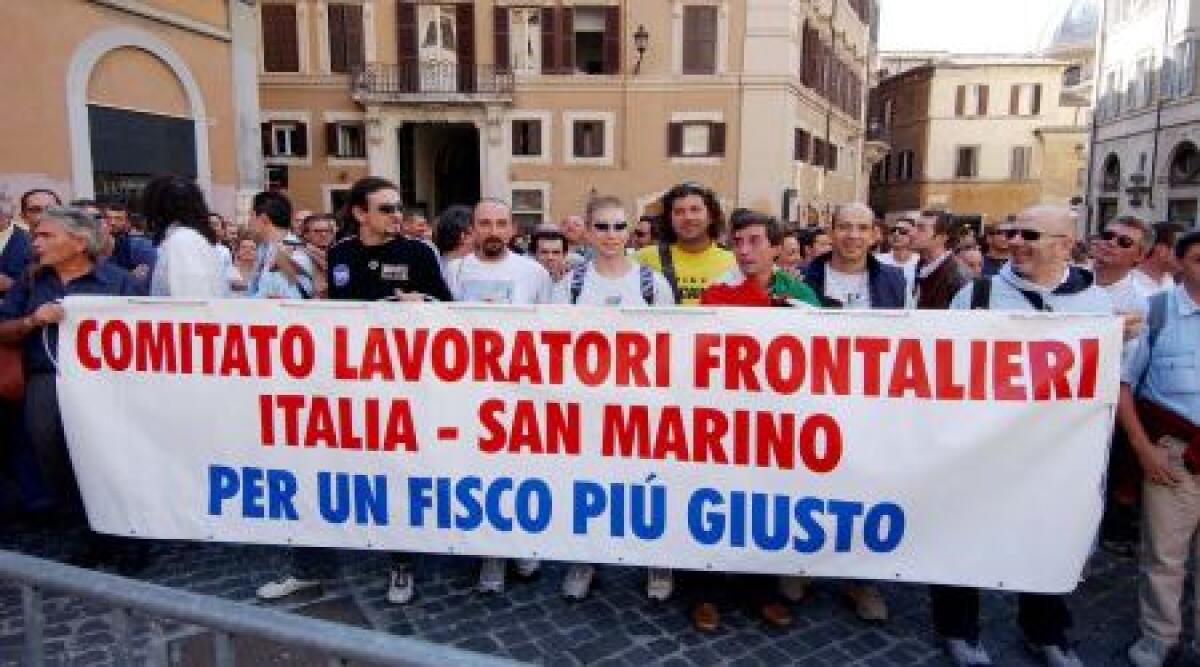 Italia e San Marino verso il dialogo su frontalieri ed economia - 
