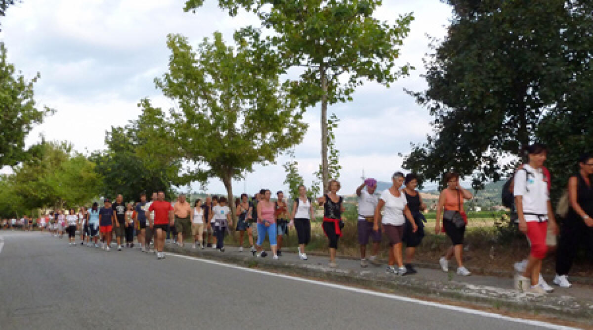 Verucchio, grande partecipazione alla camminata sotto le stelle - 