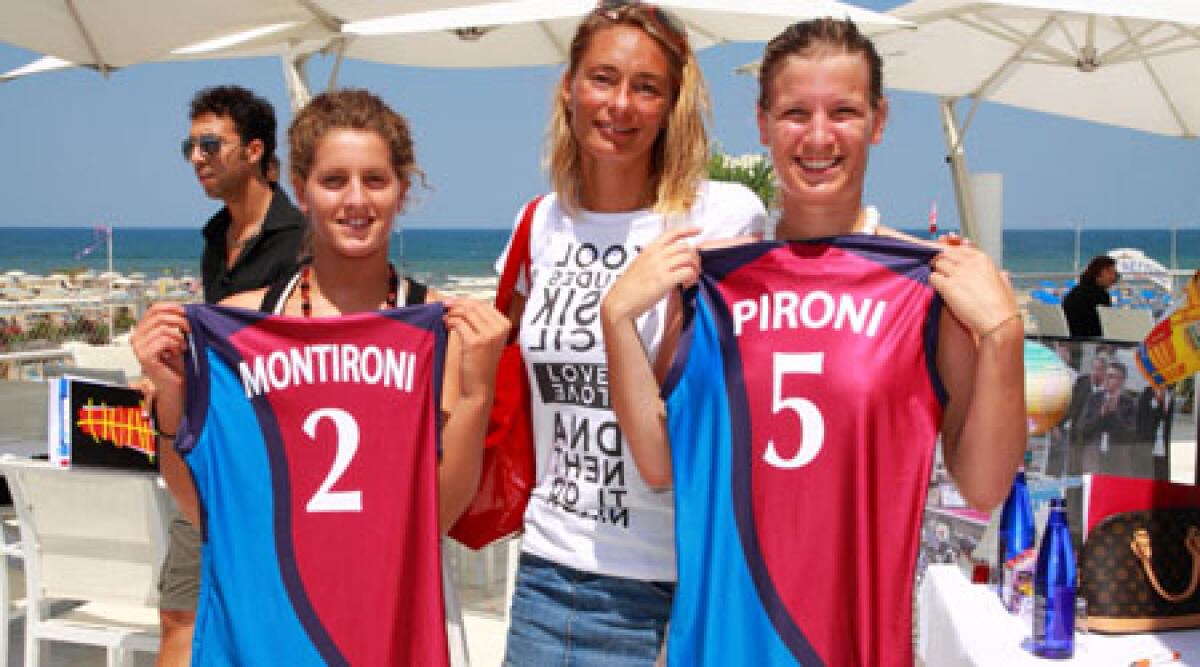 Maurizia Cacciatori e Italia In Miniatura insieme per la Società sportiva SG Volley Rimini -