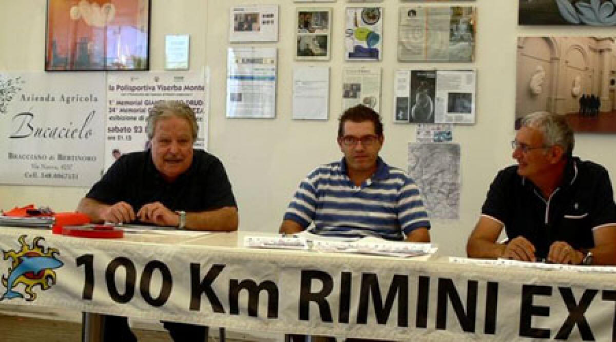 Si corre la 100km Rimini Extreme, dislivello di 2700mt -