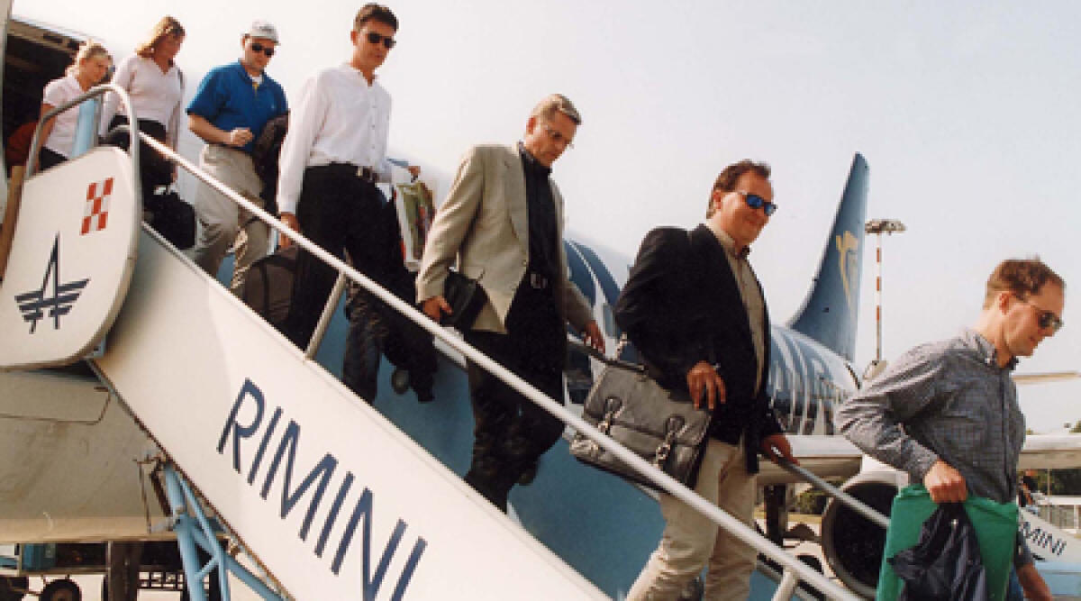Aeroporto Rimini, continua il record di passeggeri - Archivio