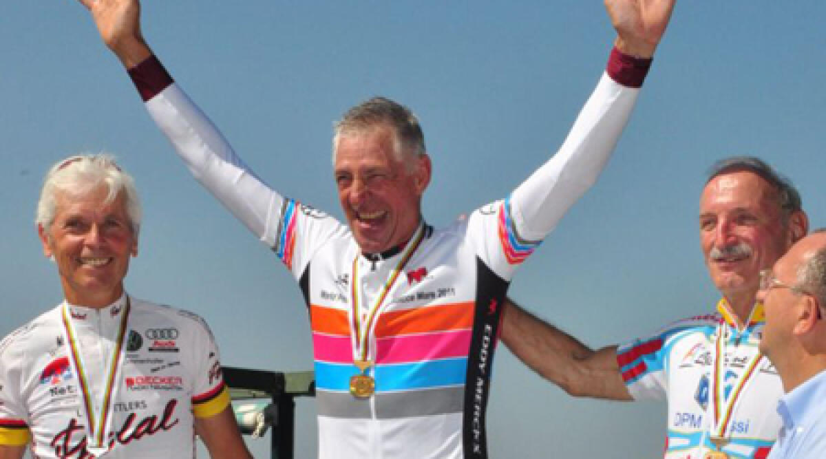 Il giornalista-ciclista Francesco Moser è il campione del mondo Time Trial -