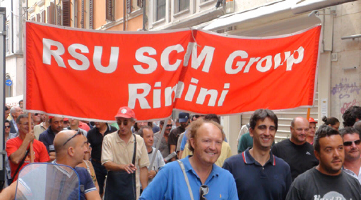 Crisi SCM: cassa integrazione per 45 operai -