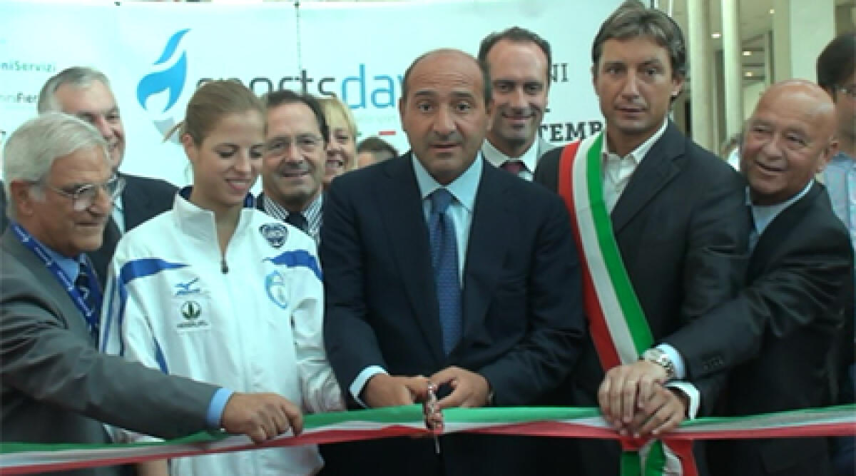 Rimini, taglio del nastro di Sport Days con Carolina Kostner -