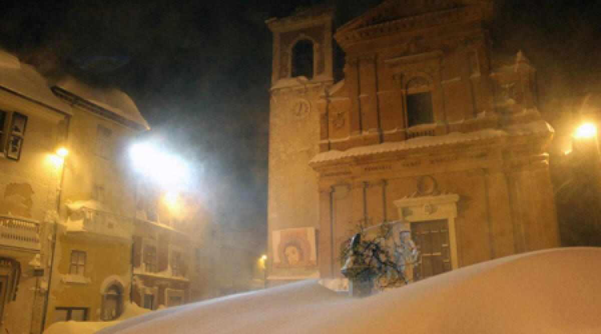 Neve: Pennabilli vicina ai due metri - 