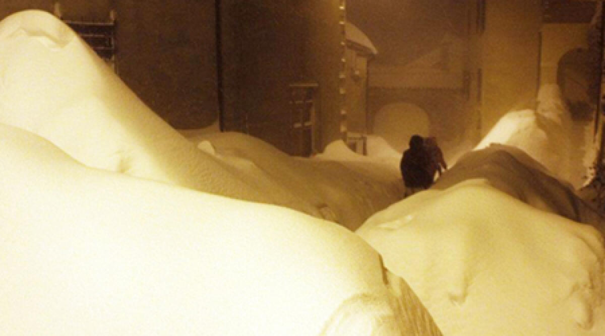 4 metri di neve: Pennabilli torna lentamente alla 'vita' - 