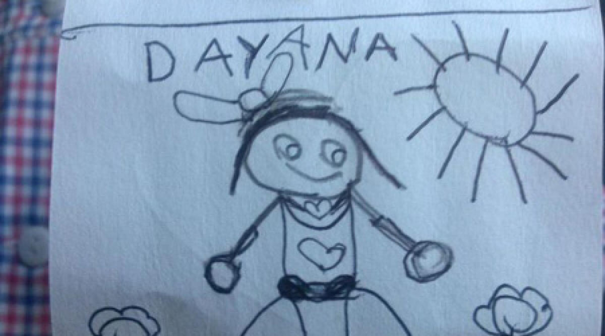 Dayana: Sabrina Ottaviani la ricorda con un disegno -