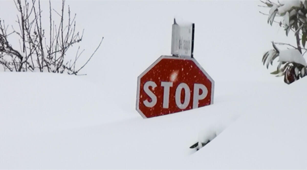 Neve a Perticara: il video di un nostro lettore -