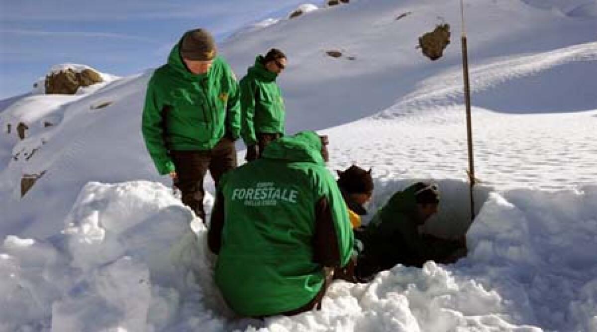 Quanto pesa la neve caduta in Alta Valmarecchia -