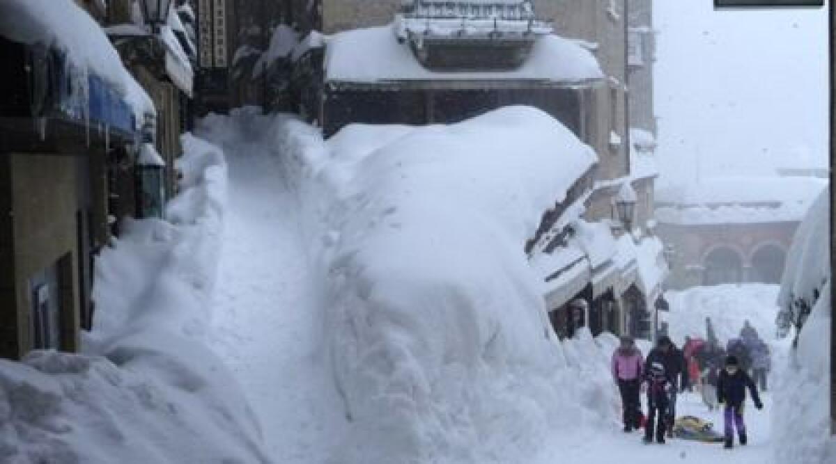 Emergenza neve: a San Marino molte strade impercorribili - 