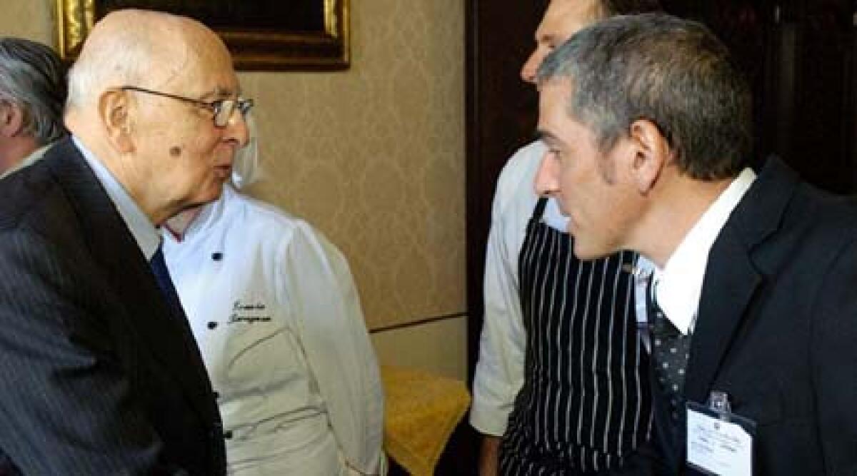 Summertrade a tavola col Presidente Napolitano -