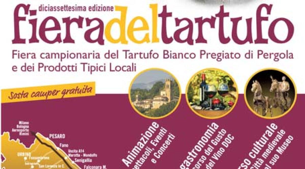 Fiera del tartufo di Pergola ospita il Festival della Cucina italiana -