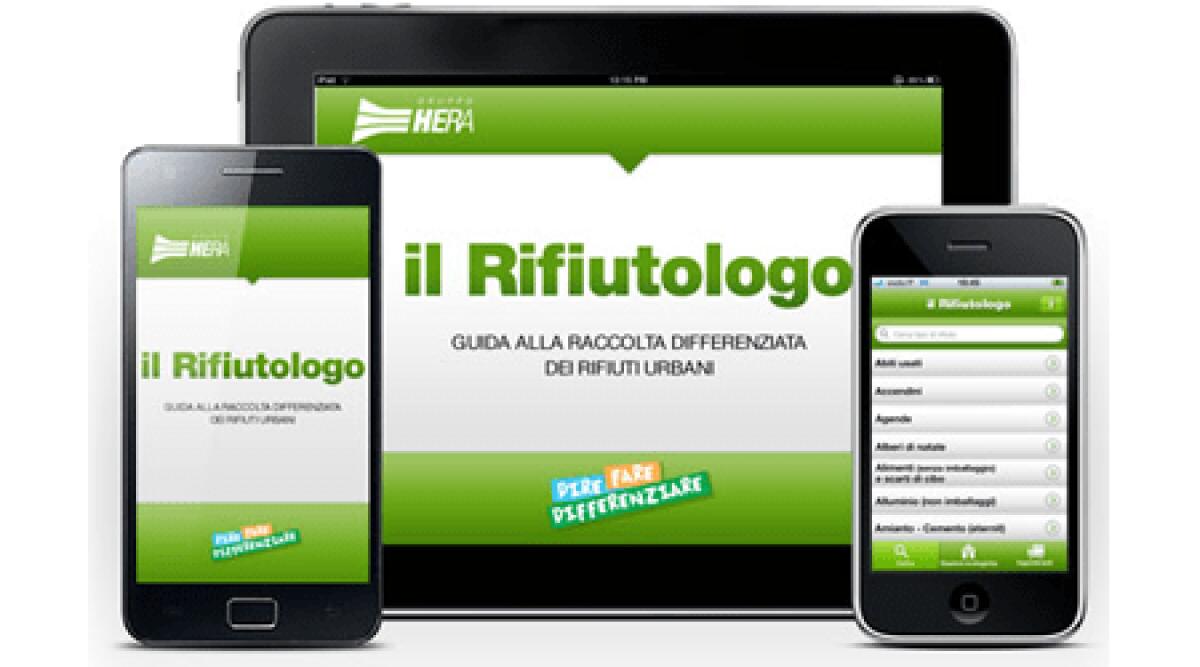L'app dell'Hera 'Il Rifiutologo' raggiunge i 24mila download - 