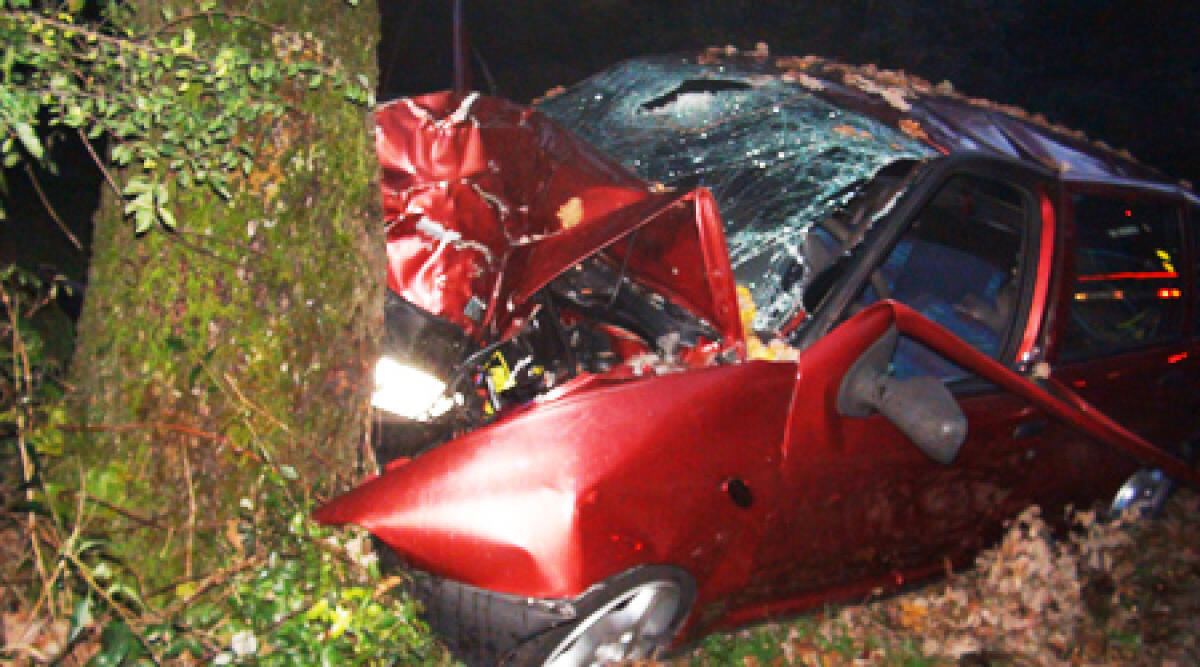 Auto contro un albero: grave 19enne a Ponte Messa di Pennabilli - 