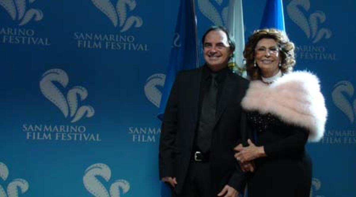 Sophia Loren inaugura il Film Festival di San Marino dedicato a Guerra - 