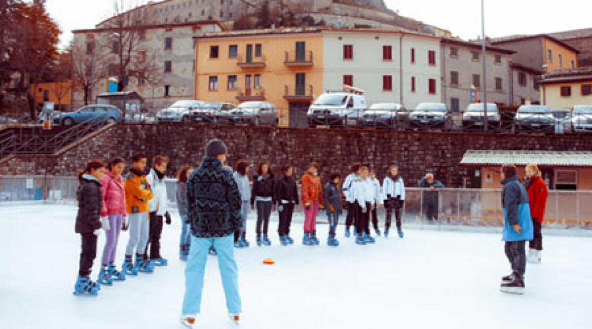 A Pennabilli la prima pista di ghiaccio dell'Alta Valmarecchia - 