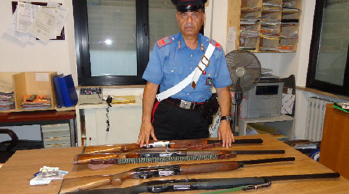 Fucili rubati a Verucchio: ritrovati in campo di Santarcangelo - 