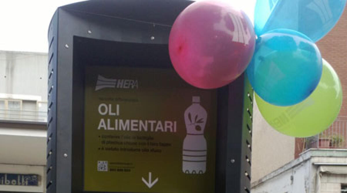 Riccione: tre contenitori per il recupero degli oli vegetali esausti - 