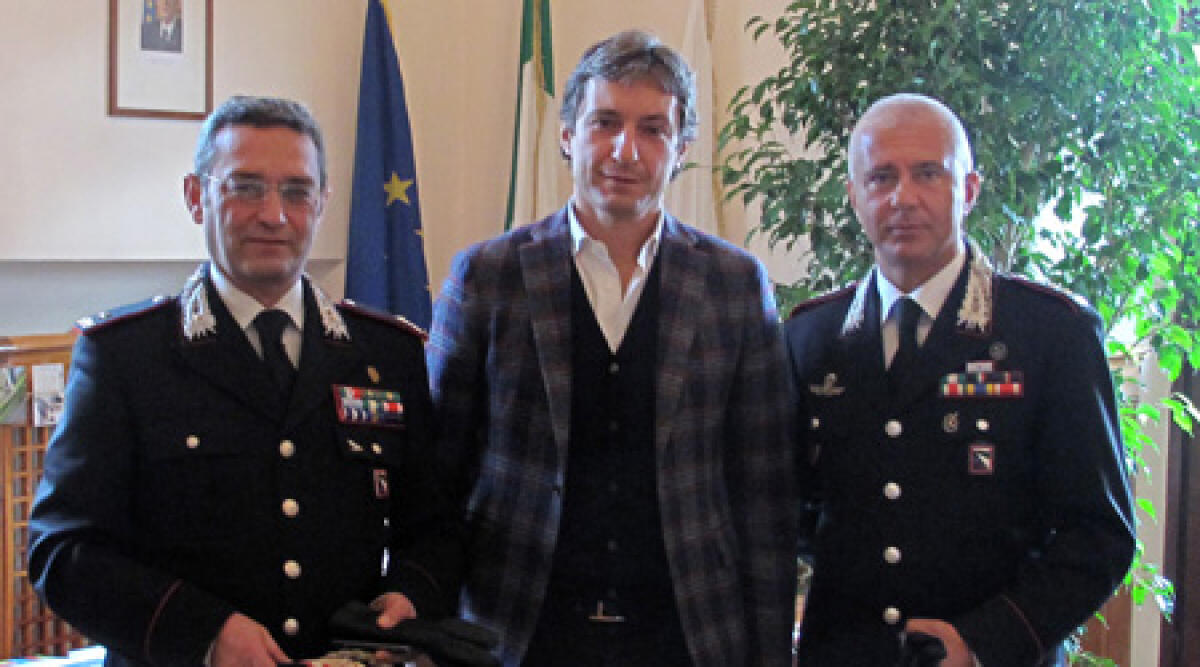 Rimini, il comandante dei Carabinieri Emilia Romagna Paparella in visita a Palazzo Garampi - 