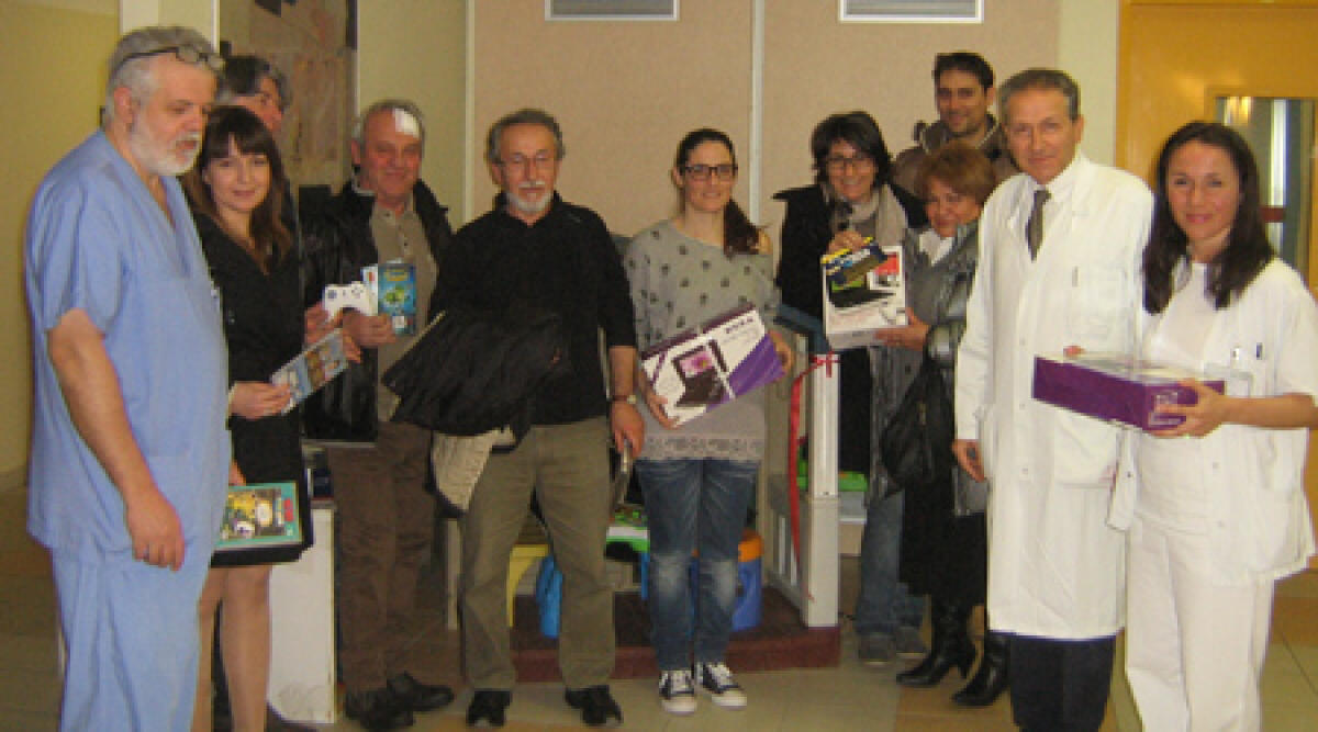 Rimini: tanti regali per piccoli pazienti pediatrici del reparto di otorinolaringoiatra -