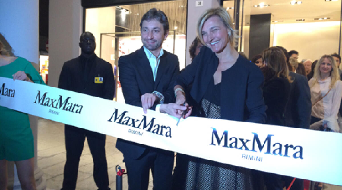 Rimini: venerd&igrave; Max Mara ha inaugurato la boutique di Piazza Tre Martiri - 