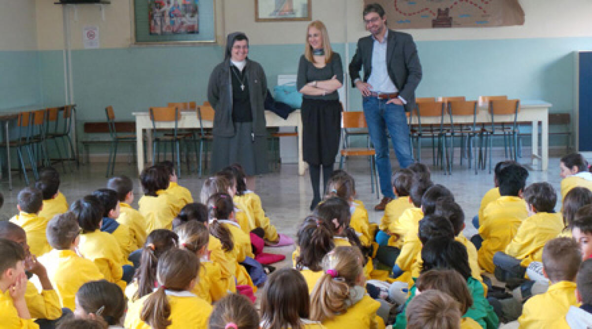 Il sindaco di Rimini in visita alla scuola Maria Ausiliatrice: "promessa mantenuta" -