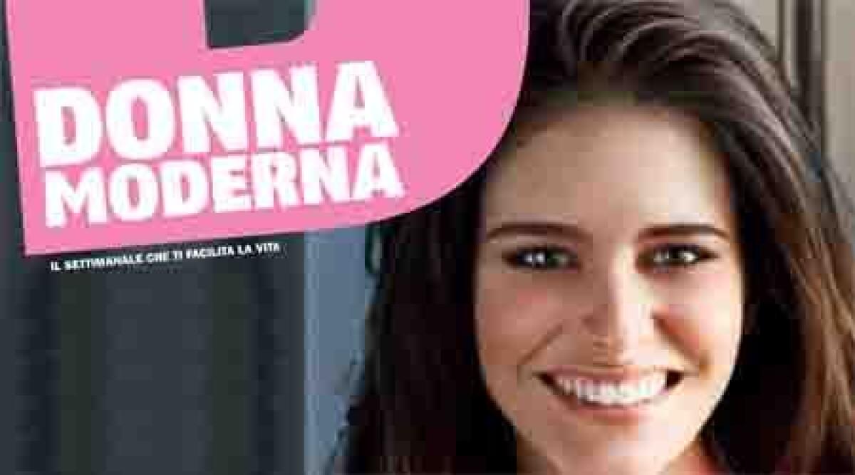 Foto: Gloria Lombardi, una bellezza di Bellaria sulla copertina di Donna Moderna - 