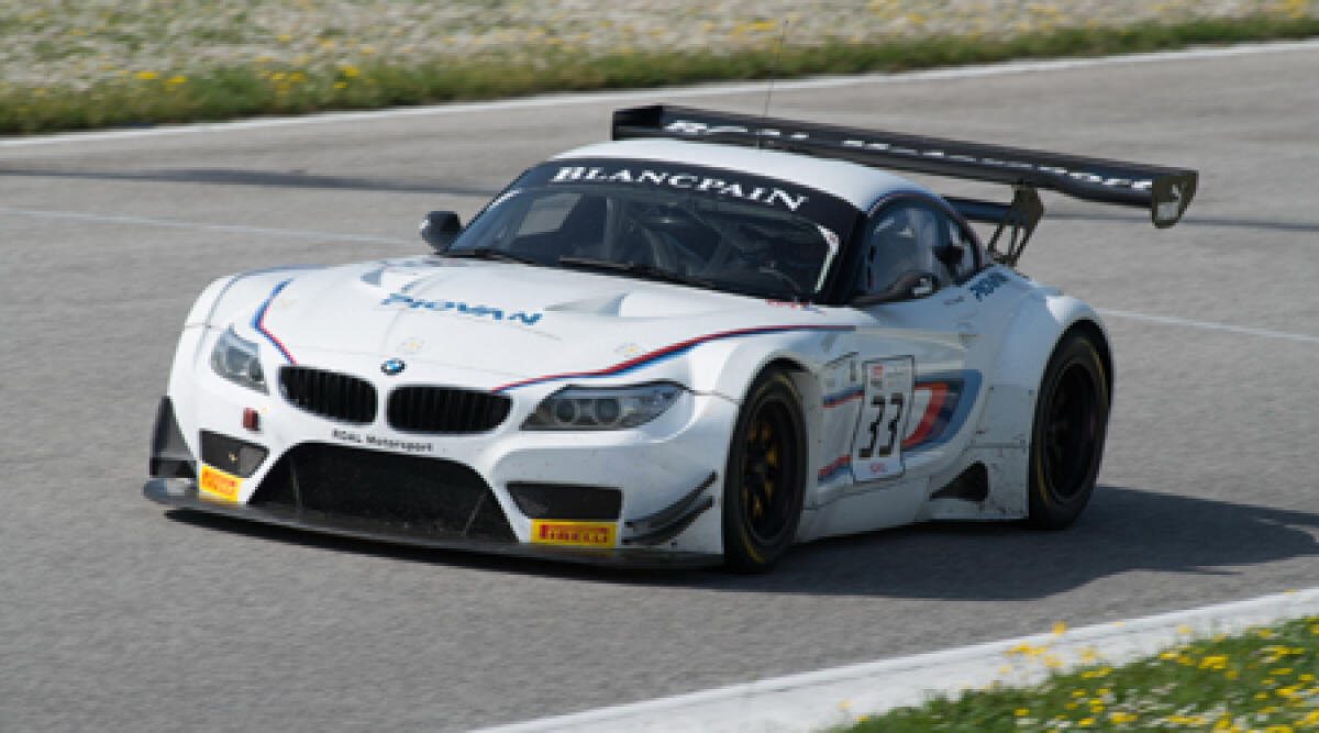Alex Zanardi prova la Bmw Z4 Gt3 in pista a Misano - 