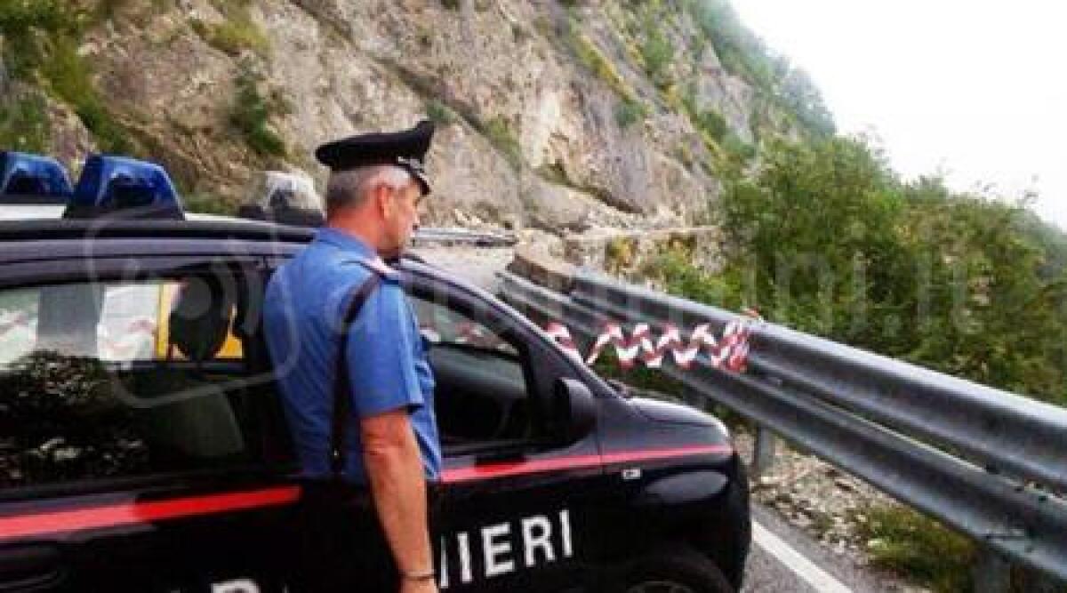Maltempo: frana sulla strada, chiusa la Provinciale Carpegna -