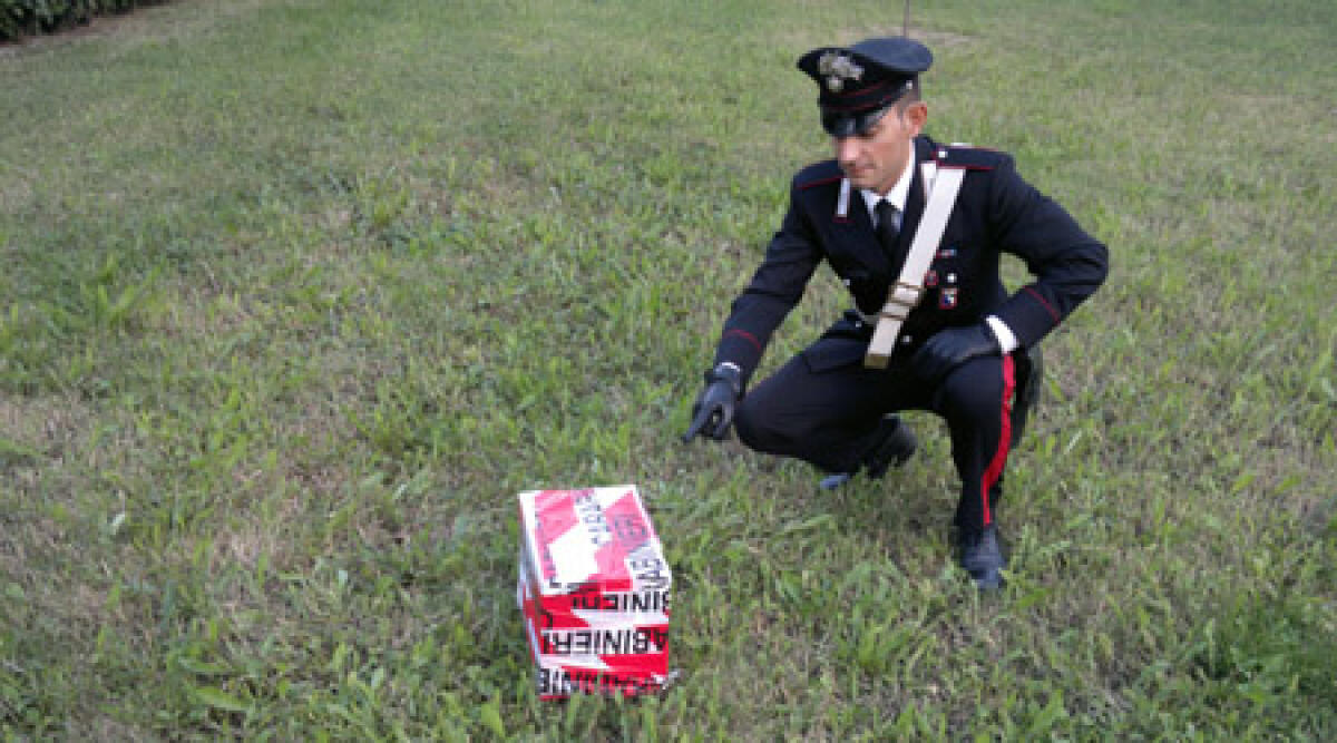 Rimini, bomba inesplosa scoperta in un campo di via Grottazze - 