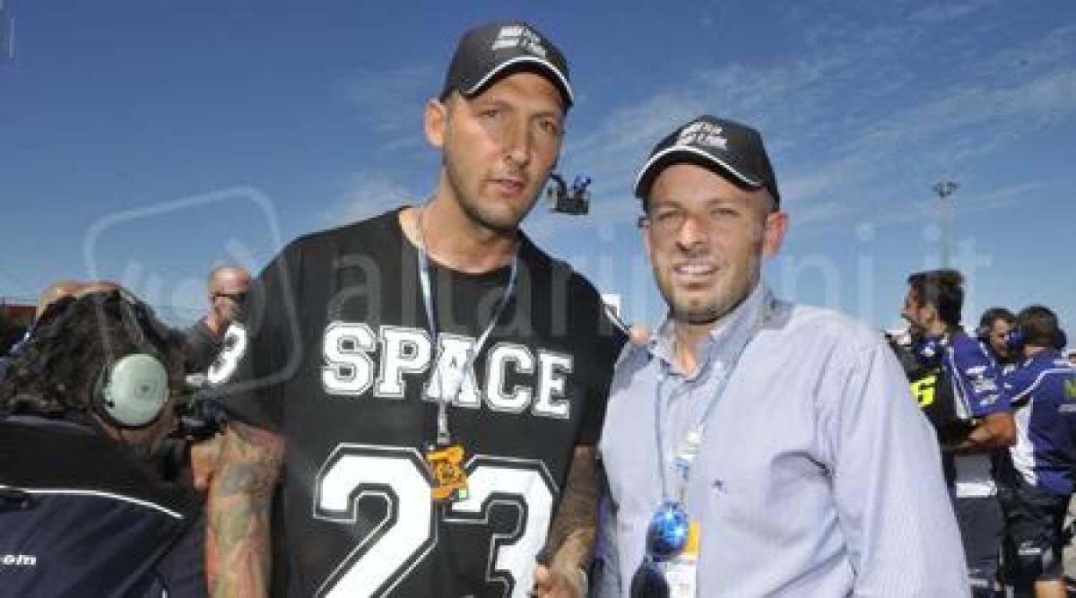 Motogp a Misano, tanti vip al paddock, da Materazzi a Francesca Michelin -