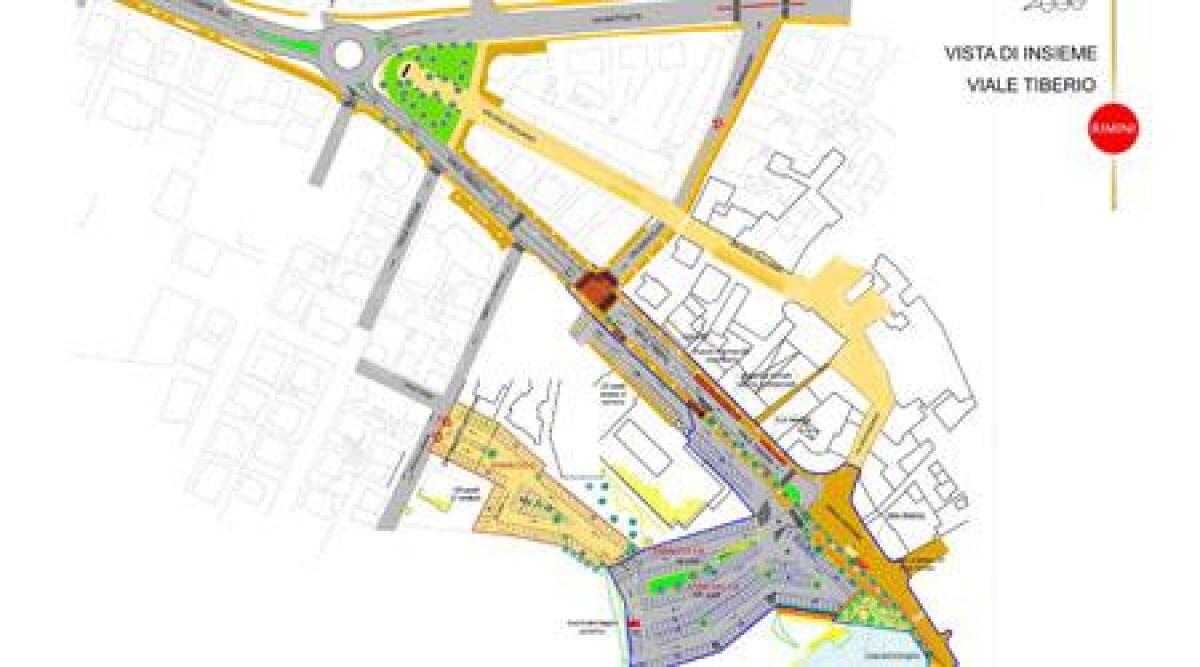 Rimini, con il progetto Tiberio pi&ugrave; parcheggi per auto e pedonalizzazione del Ponte - 