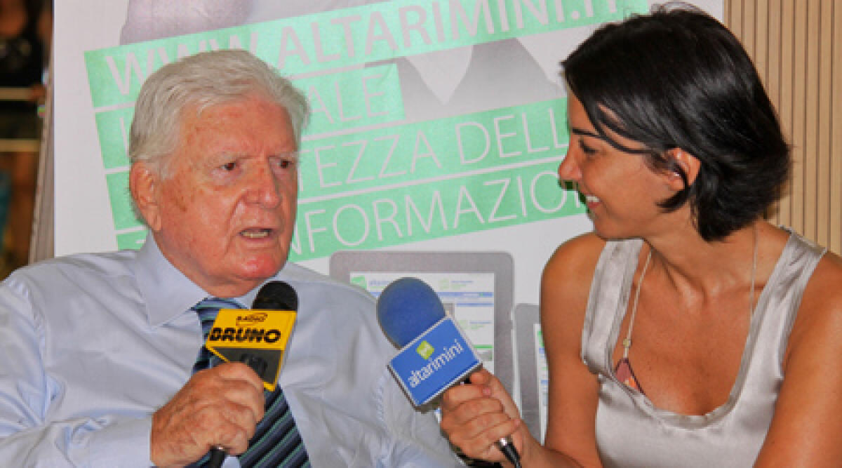 Il Guidarello, premio del giornalismo d'autore, al riminese Sergio Zavoli - 