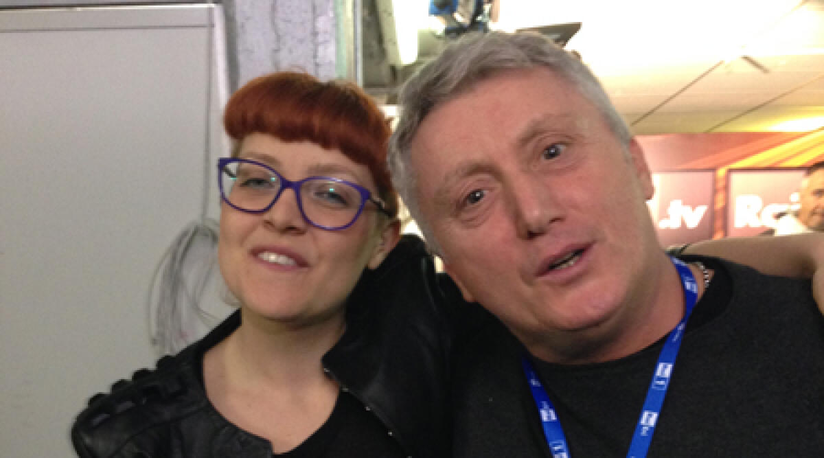 Due riminesi a Sanremo: Paolo Lo Gioco parrucchiere e Barbara Leardini make up -