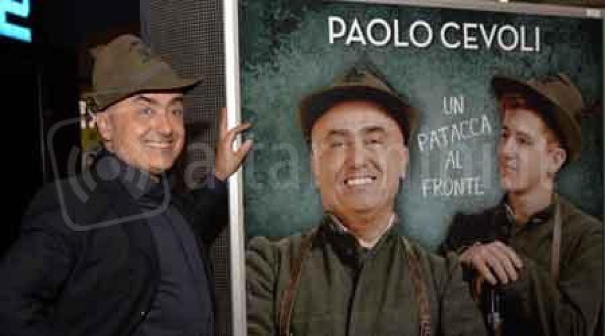 Buona la prima per il film di Paolo Cevoli, brindisi con gli alpini per un 'Soldato semplice' -