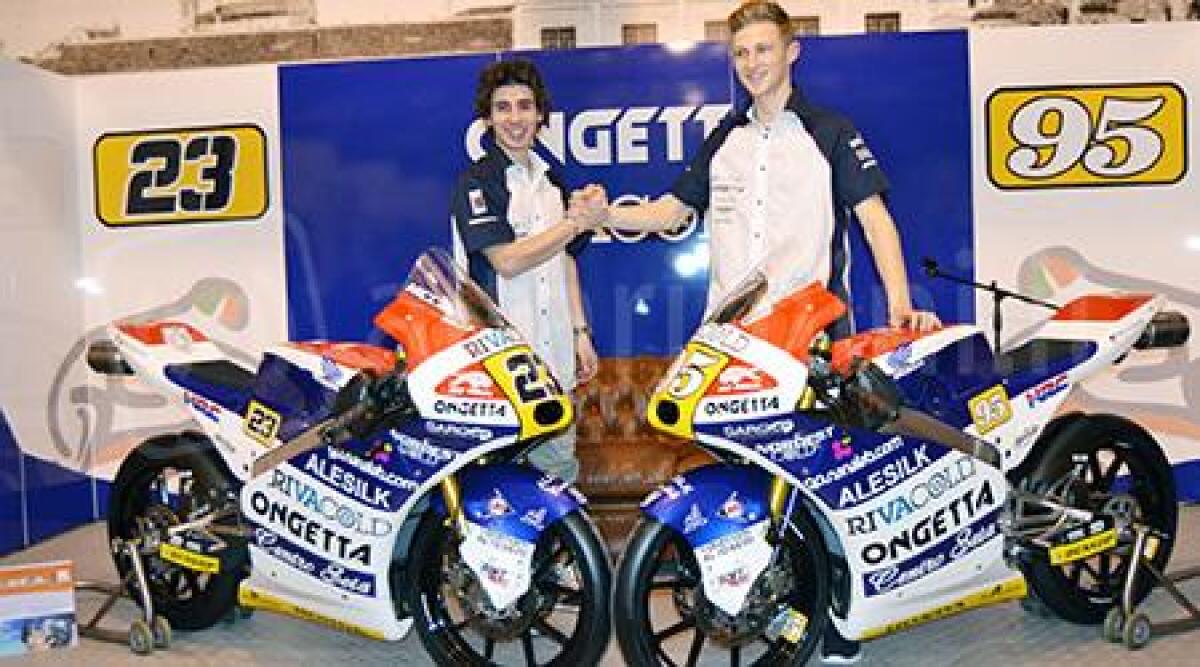 Moto3, presentato il Team Ongetta-Rivacold. Al via con il riminese Antonelli e Danilo - 
